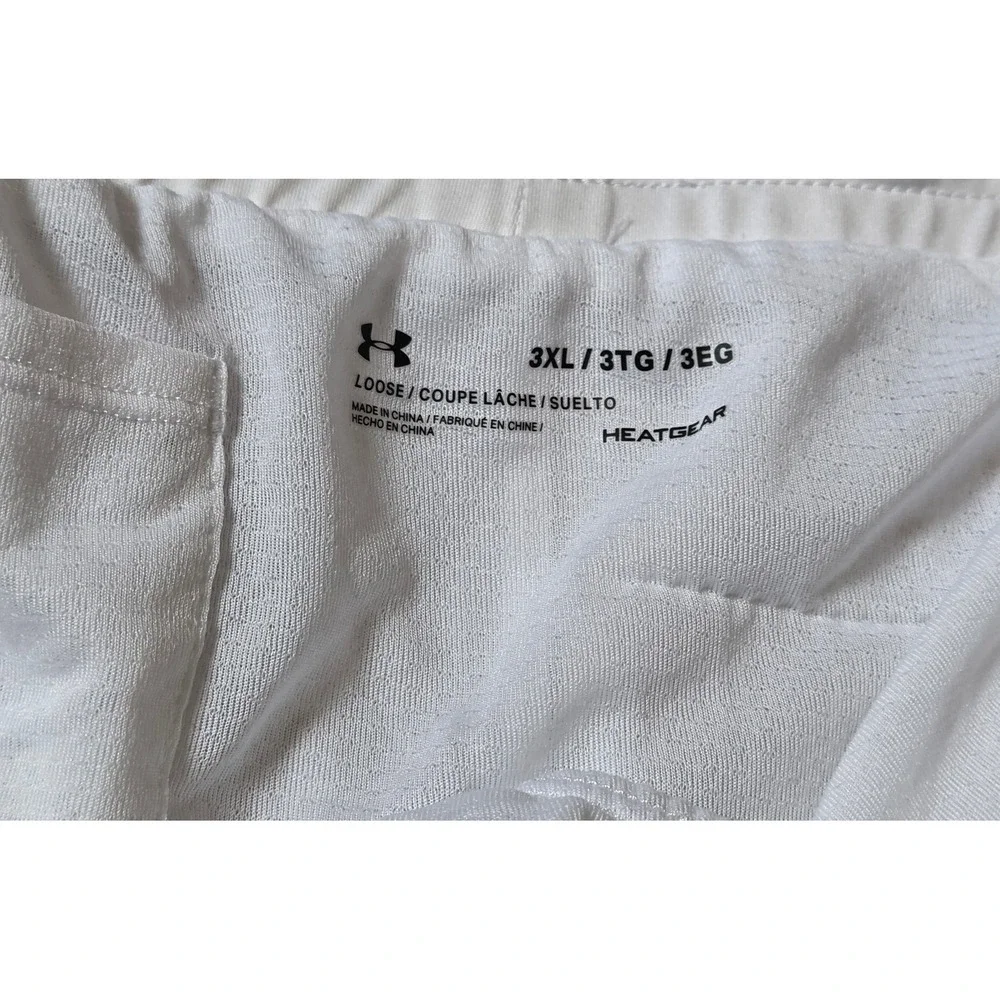 Under Armour HeatGear Loose Lined Athletic Shorts Women's Size 3XL White